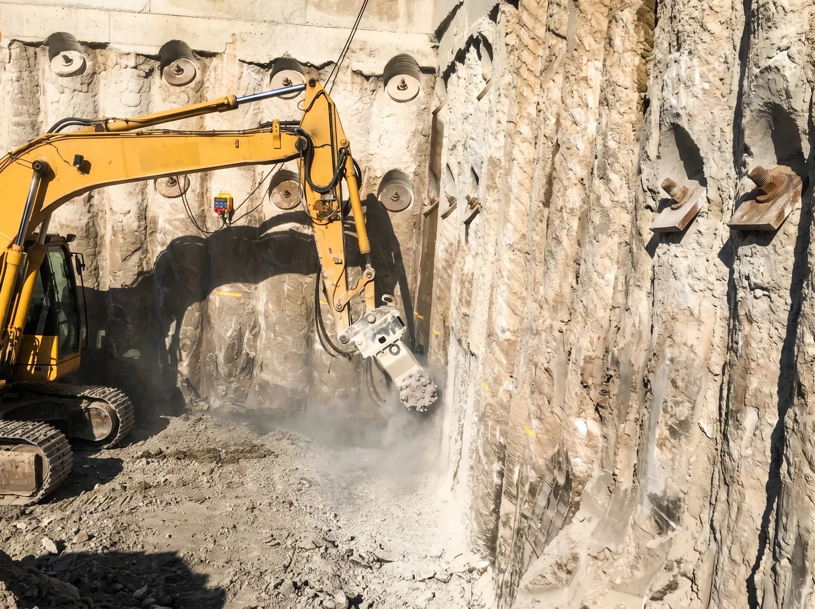 Betonfræsning af stor betonflade